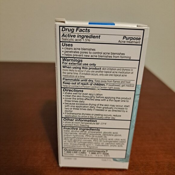 La Roche-Posay Salicylic Acid Acne Treatment 1.0oz New In Box Expires 11/25 - Picture 3 of 5